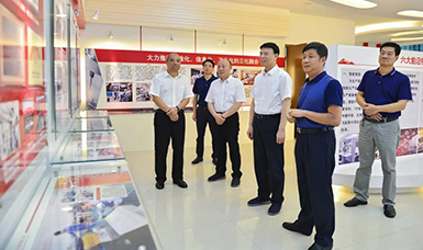 福建省人大常委會黨組書記、副主任張廣敏蒞臨虹潤公司調(diào)研指導(dǎo)